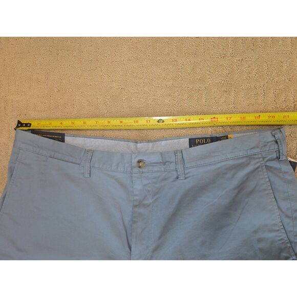 NWT Polo Ralph Lauren Shorts Mens Size 40 Blue Chino Classic Fit 9 Inch Inseam - Picture 4 of 8